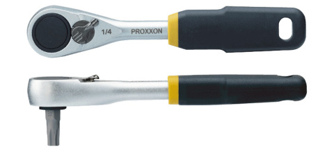 PROXXON 23158 / 23 158 Mini 1 bits-kärkiräikkä 1/4", räikkä 1/4" PROXXON 23158 / 23 158 Bit ratchet 1/4"
