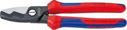 Cable Shears With twin cutting edge 200mm KNIPEX 95 12 200 / 9512200