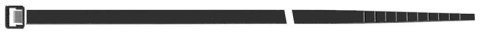 Opaska kablowa z nylonu,kolor czarny 450x7,5mm po 100szt. SapiSelco