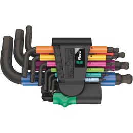 Zestaw kluczy trzpieniowych imbusowych z kulką, BlackLaser, metrycznych, 950/9 Hex-Plus 1,5-10mm Multicolour 2 05133164001