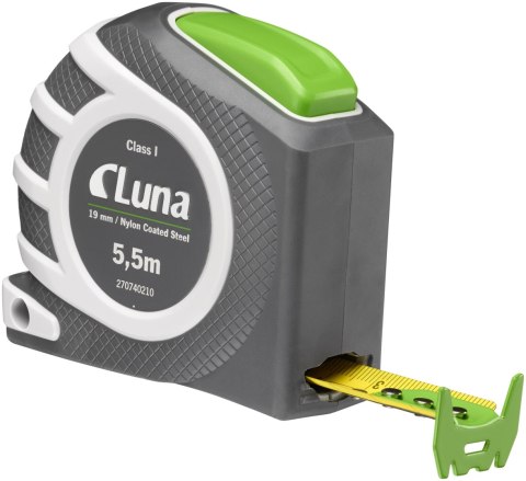 Mittanauha. Rullamitta  Luna Auto Lock 5,5 m 270740210 5,5mx19mm  Tape Measure  Luna Auto Lock 5,5 m 270740210 5,5mx19mm