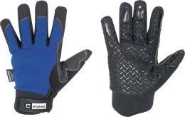 Rękawice zimowe Freezer, rozmiar 10, czarne/niebieskie
