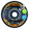 RHODIUS 125X1,0 KATKAISULAIKKA METALLI / RST - INOX 206163 RHODIUS XT10 Top 125X1,0 METAL CUTTING DISC - INOX STEEL 206163  XT10