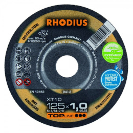 125X1,0 METAL CUTTING DISC - INOX STEEL 206163 RHODIUS XT10 Top EAN 4011890056233