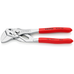 Mini pliers wrench Pliers and a wrench in a single tool 0-25mm 125mm KNIPEX 86 03 125 / 8603125