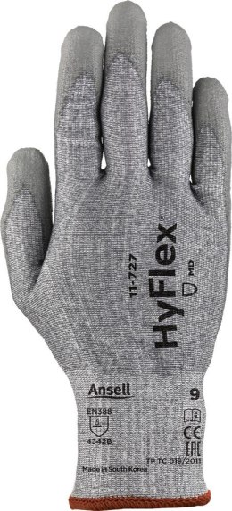 Rękawice antyprzecięciowe HyFlex 11-727, rozmiar 7 Ansell (12 par)