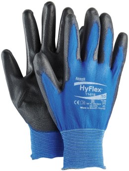 Rękawice montażowe HyFlex 11-618, rozmiar 8 Ansell (12 par)