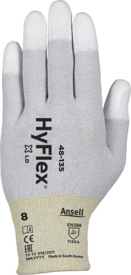 Rękawice montażowe HyFlex 48-135, rozmiar 6 Ansell (12 par)