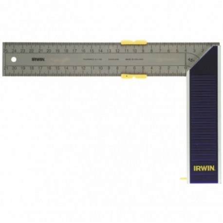 IRWIN  10503545 Kulmamitta 350mm IRWIN  10503545 Metric Carpenter'S Square 350mm  / Tri & Mitre Square 350mm