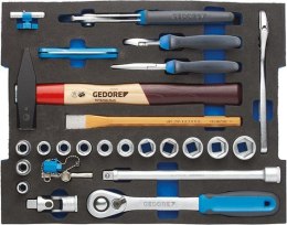 Zestaw narzędzi dla rzemieślników 136 w walizce L-Boxx, 58-cz. GEDORE 2658194
