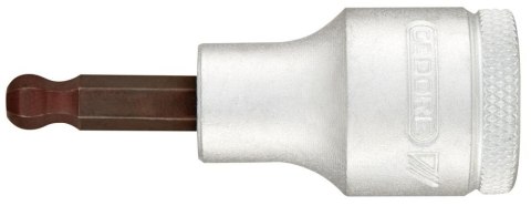 2219336 Hylsyavain 1/2" - hex-kärkihylsy 6mm 2219336 Screwdriver bit socket 1/2" with ball end, for in-hex screws  6mm L 60mm