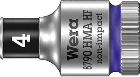 8790 HMA HF Zyklop socket with 1/4" drive with holding function 1/4" 4x23 mm Wera 05003717001