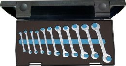 1879146 Double open ended spanner set 4,5-13mm. Jaw set at 15° and 75°