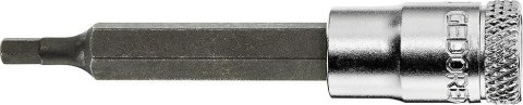 1933299 Hylsyavain HEX 1/4" hex-kärkihylsy pitkä 8mm 1933299 Screwdriver bit socket 1/4" for in-hex screws, long 8mm L60mm