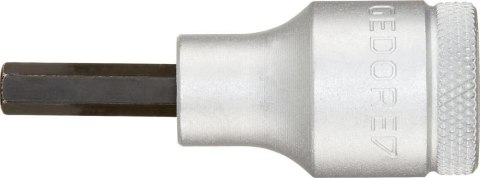 GEDORE 6153230 Hylsyavain HEX 1/2" hex-kärkihylsy 6mm 6153230 Screwdriver bit socket 1/2" for in-hex screws 6mm L60mm