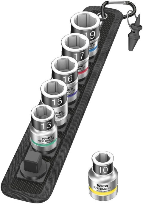 Belt C 1 Zyklop socket set with holding function, 1/2" drive, 7 pieces 05003995001