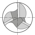 Frez trzpieniowy pełnowęglikowy TiALN 3-ostrza 4mm GÜHRING