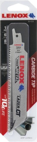 Lenox 6108RCT Saw Blade 152x25x1,4mm 8TPI, 1 QTY LENOX Puukkosahanterä 6108RCT