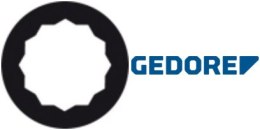 GEDORE 6004660 Kiintosilmukka-avain 65mm 6004660 Combination spanner 65mm 1 B 65 710mm Ring cranked and angled 10°