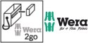 Wera 2go 2 XL Tool Container, 2 pieces 05004357001