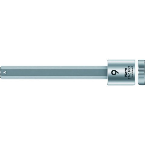 8740 B HF Zyklop bit socket with holding function, 3/8" drive 3/8" 9,0x100mm Wera 05003042001