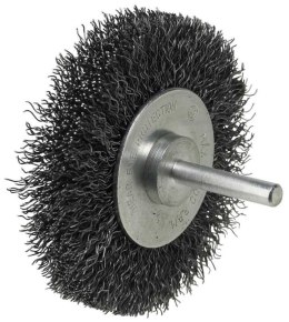 WHEEL BRUSH 75mm / CRIMPED WIRE WHEEL BRUSH 75mm/ SPINDLE MOUNT