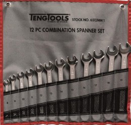 12-elementowy zestaw kluczy płasko-oczkowych 8-19 mm Teng Tools 6512MM1 153150107