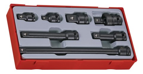 13-elementowy zestaw kluczy nasadowych maszynowych z chwytem kwadratowym 1/2" Teng Tools TT9207A