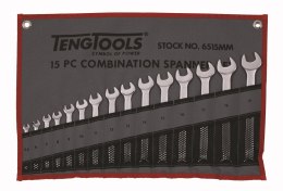 15-elementowy zestaw kluczy płasko-oczkowych 5,5-19 mm Teng Tools 151590304
