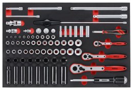 77-elementowy zestaw narzędzi nasadowych Teng Tools TTESK77 178840104