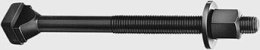 Śruba do wpustów teowych (komplet) DIN787 M14x16x160mm AMF