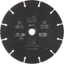 VDC diamond cutting disc 125MM / CAST IRON / VDC 125022 LUKAS A34901252222 / 4027497477555