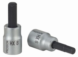 PROXXON 23581 Hylsyavain HEX 3/8 hex-kärkihylsy pitkä 10mm 23581 Screwdriver bit socket 3/8 for in-hex screws, long 10mm L50mm