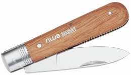 Nóż do kabli NWS - uchwyt z drewna 963-1-85. Nóż monterski dla elektryka